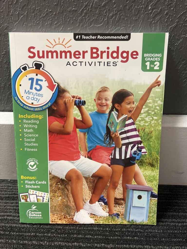 Summer Bridge Activies Grades 1 to 2 Book