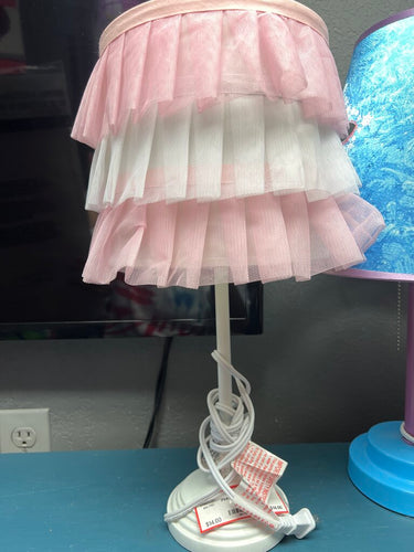 Pink/White Lace Lamp