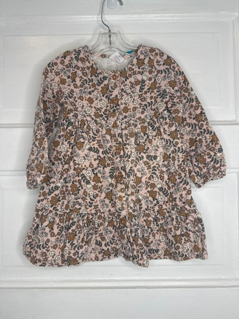 Girls LS Dress wonder nation 3T