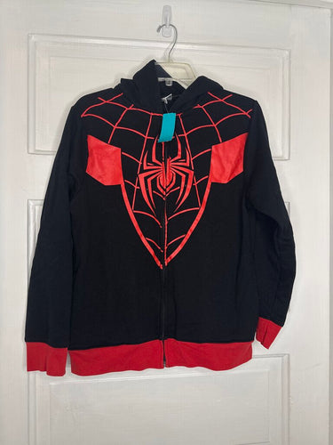Boys Zip Hoodie Spiderman YXXL