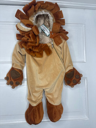 Unisex Lion Costume (hole in head area/as is) 0-6M