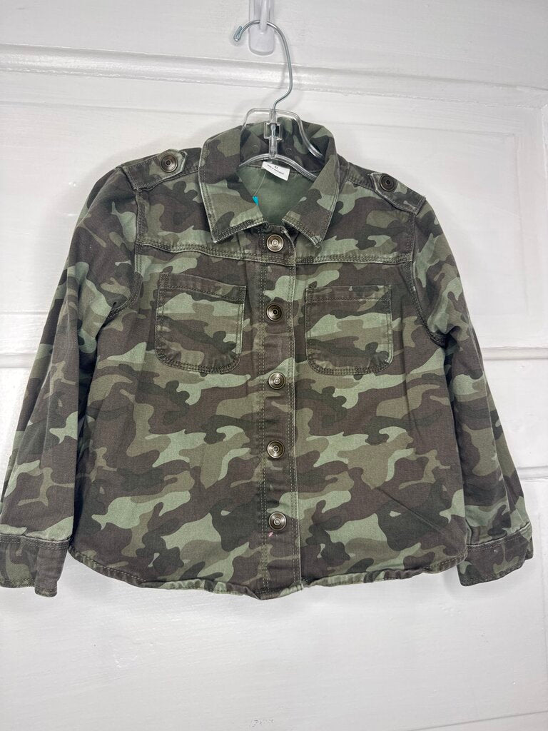 Girls LS Button Crazy 8 4T