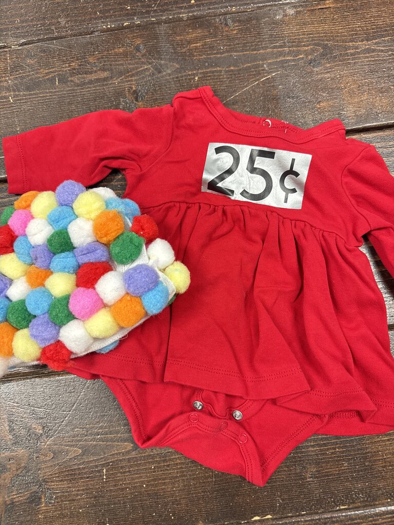 Gumball Machine Costume (2pc) primary.com 0-3M