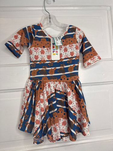 Girls LS Dress (NEW) Dot Dot Smile 2T