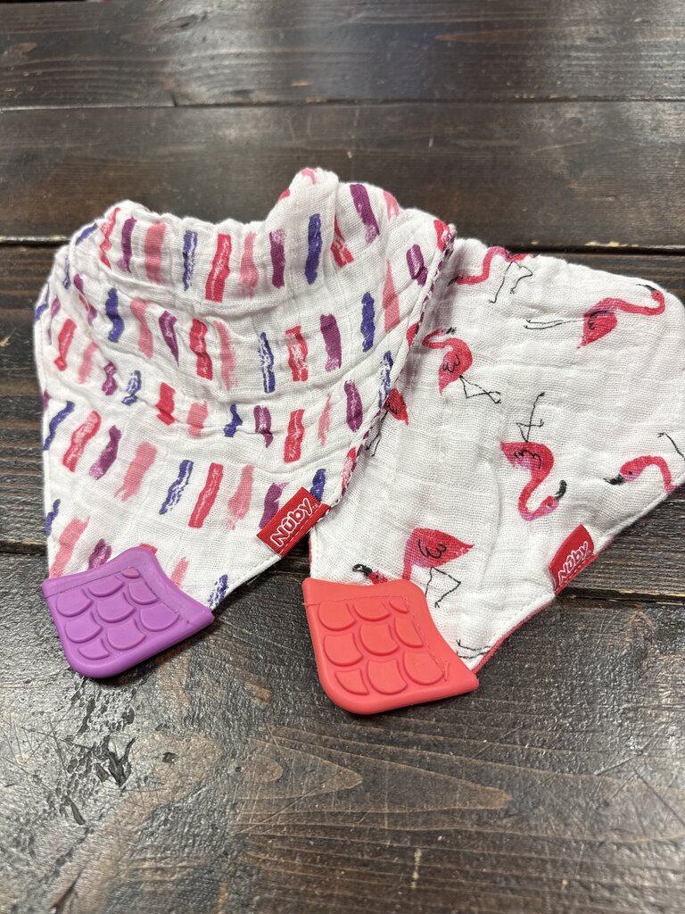 Nuby Teether Bib Set (2pc)