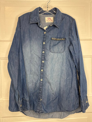 Girls LS Button Justice 14