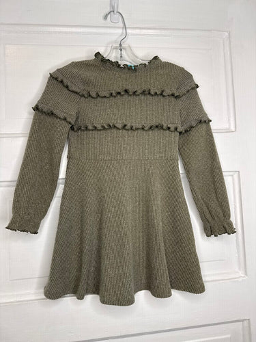 Girls LS Dress art class 5T