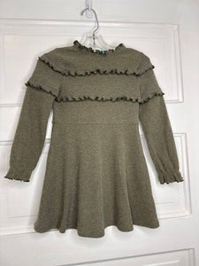 Girls LS Dress art class 5T
