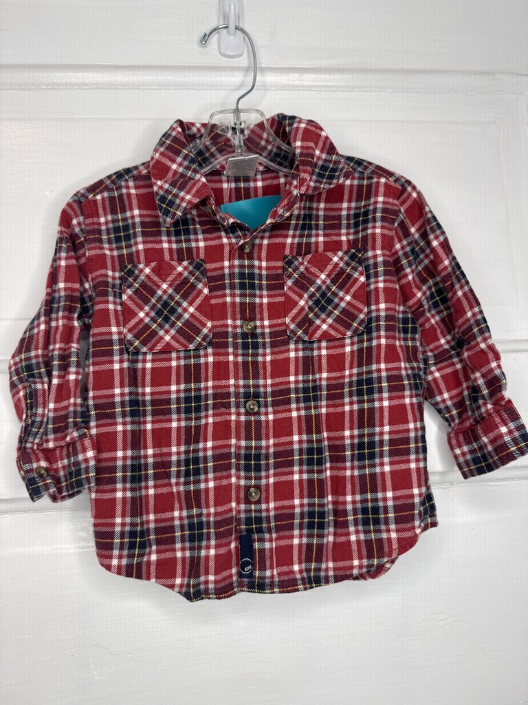Boys LS Button Gymboree 18-24M