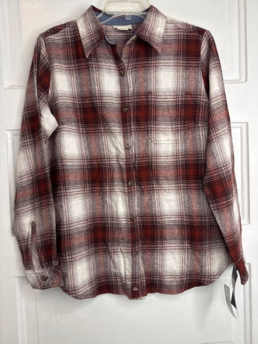 Gals LS Button (NEW) dickies M