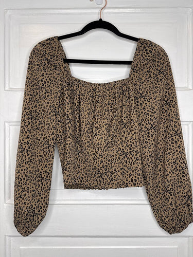 Gals Long Sleeve hem & threads M