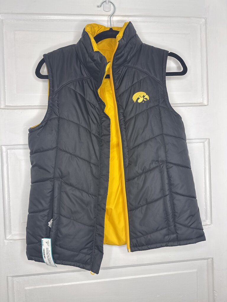 Gals Hawkeyes Reversible Vest Columbia S