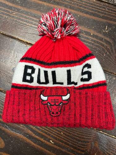 Bulls Stocking Hat- Red/White