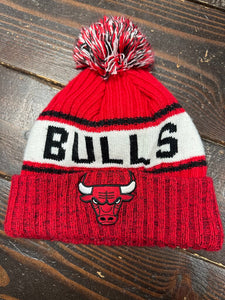 Bulls Stocking Hat- Red/White