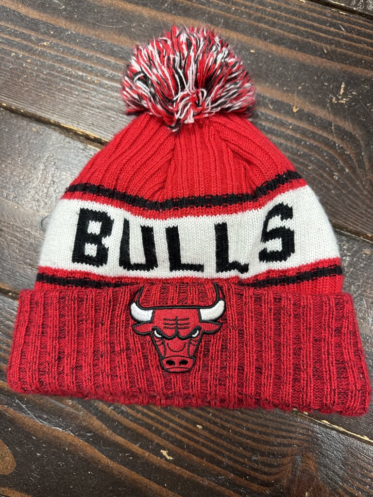 Bulls Stocking Hat- Red/White