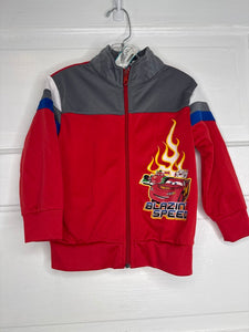 Boys Athletic Zip Up Cars 3T