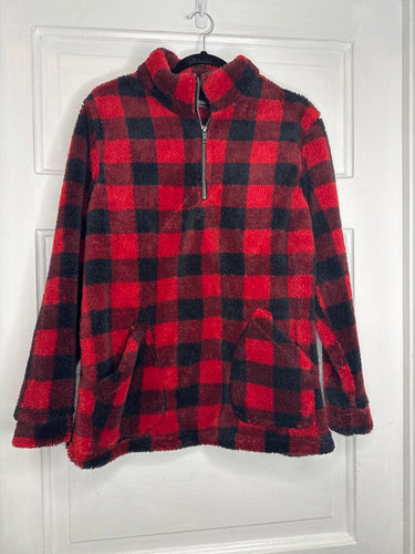 Gals 1/4 Zip Natural Reflections L