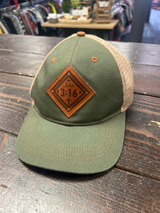 Kerusso "John 3:16" Baseball Hat - Olive