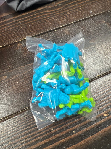 Bag of Figurines - Blue/Green