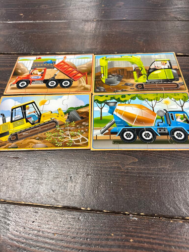 Construction Puzzle Set (4pc)