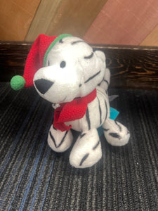 Black/White Striped Tiger Plush