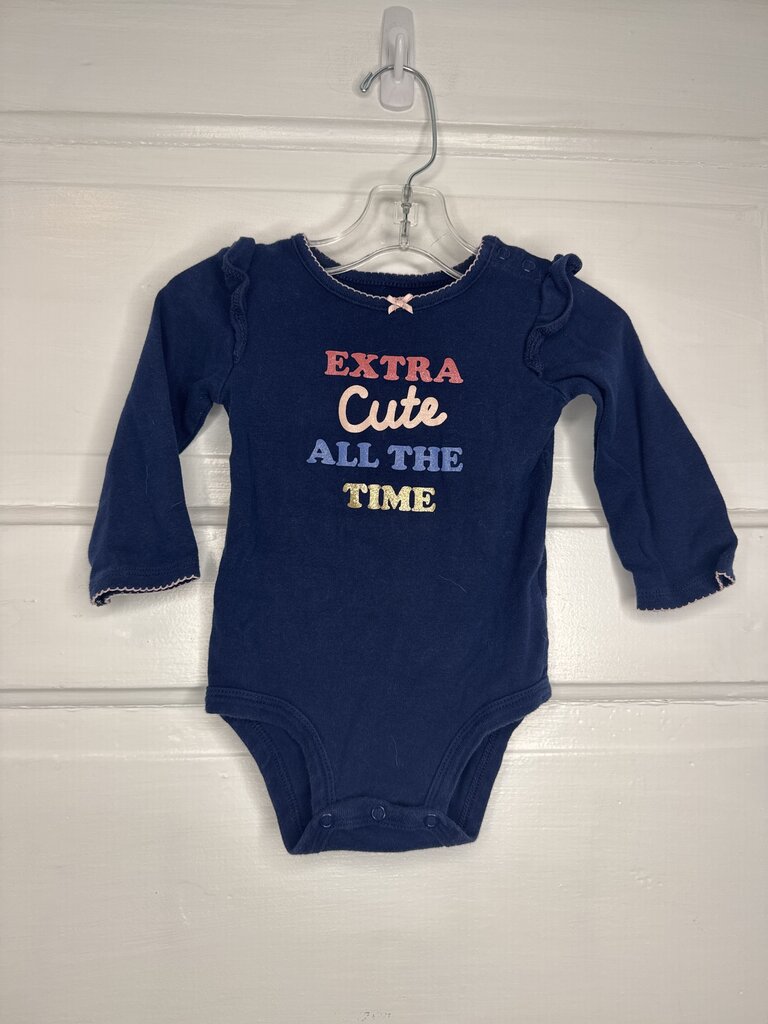 Girls LS Onesie Carters 12M