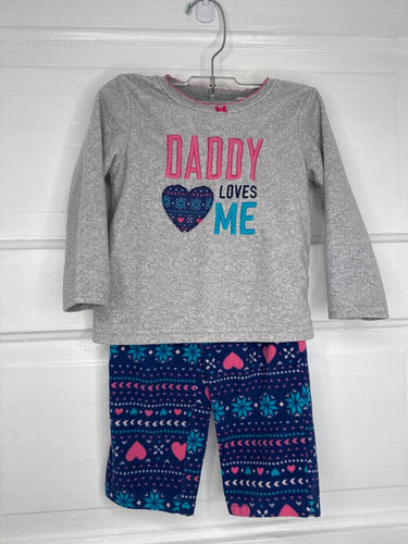 Girls Pajama Set (2pc) Carters 2T