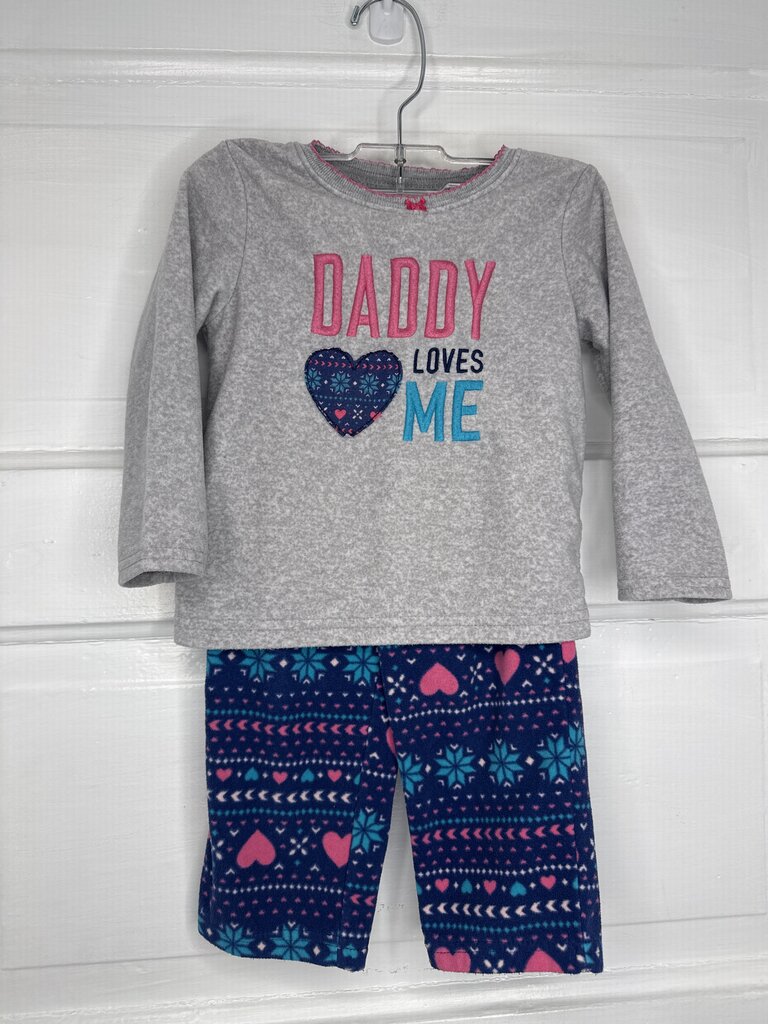Girls Pajama Set (2pc) Carters 2T