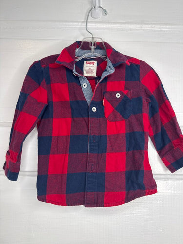 Boys LS Button Levi's 12M