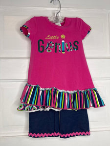 Girls Dress W/ Pants Set (2pc) Bonnie Jean 4T