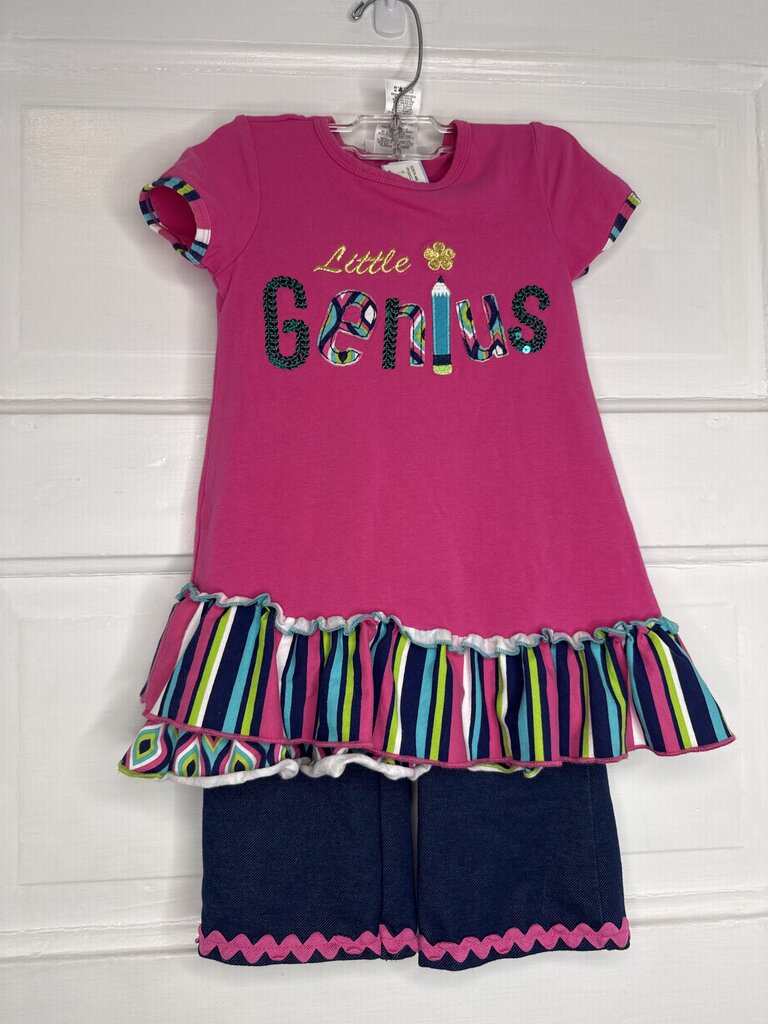 Girls Dress W/ Pants Set (2pc) Bonnie Jean 4T