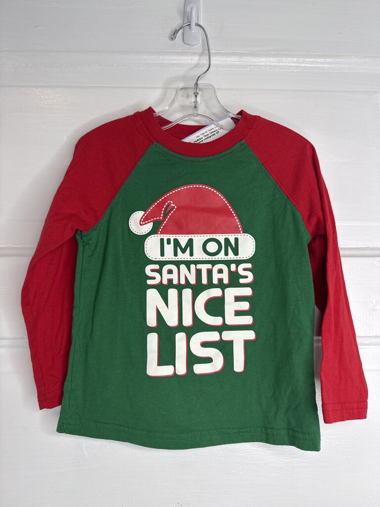 Unisex Long Sleeve Holiday Time 4T
