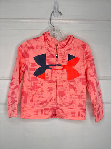 Girls Athletic Zip Hoodie Under Armour 2T