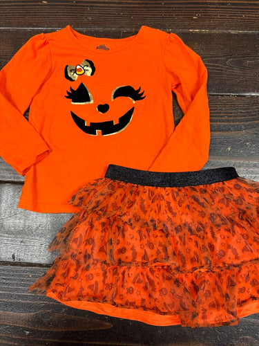 Girls LS W/ Skirt Set (2pc) way to celebrate! 3T