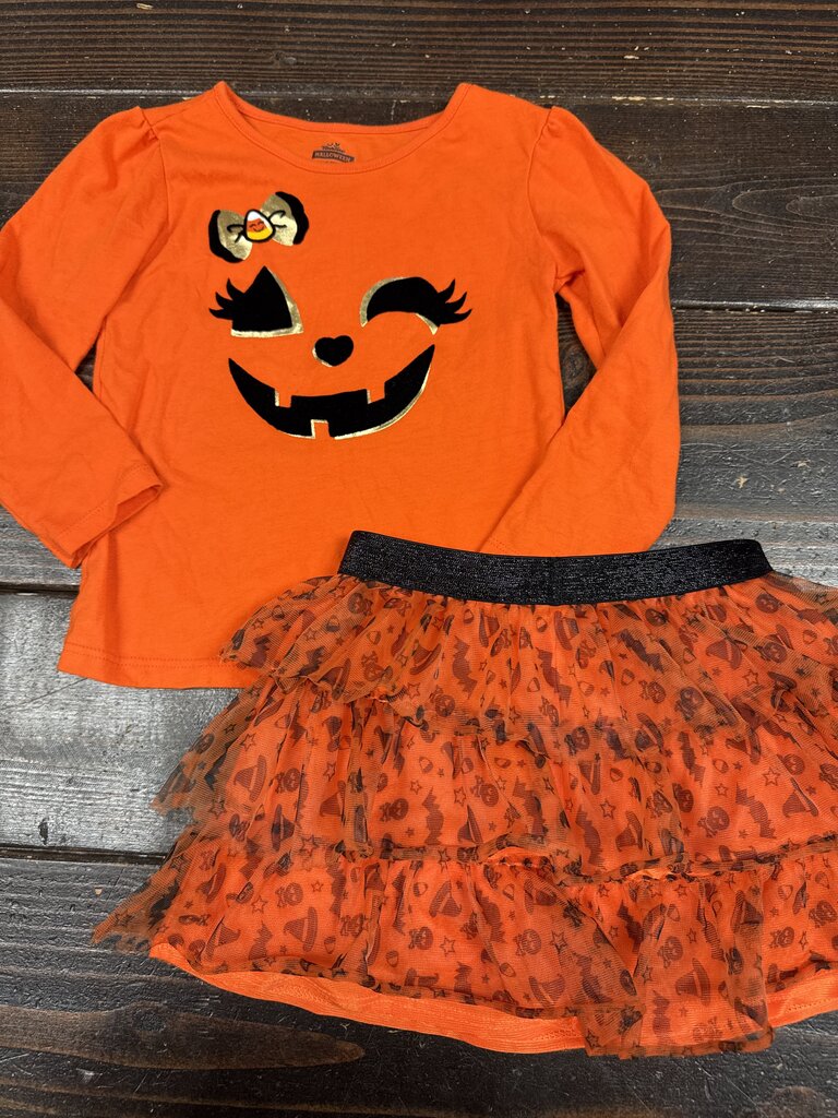 Girls LS W/ Skirt Set (2pc) way to celebrate! 3T
