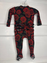 Load image into Gallery viewer, Girls Bamboo Sleeper bums &amp; roses 0-3M