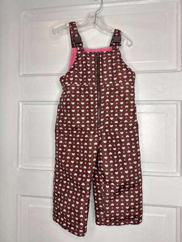 Girls Snow Bibs London Fog 2T