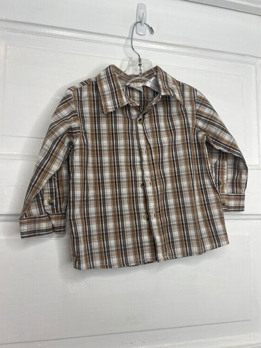 Boys LS Button Little Rebels 24M