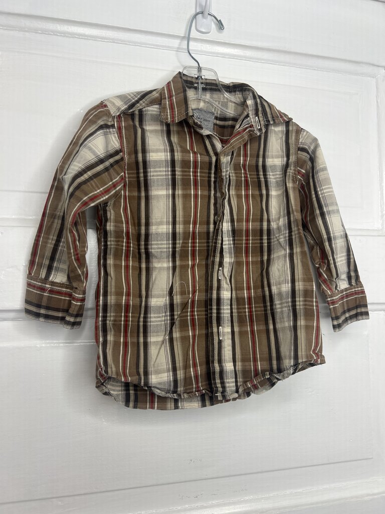 Boys LS Button Calvin Klein 3T