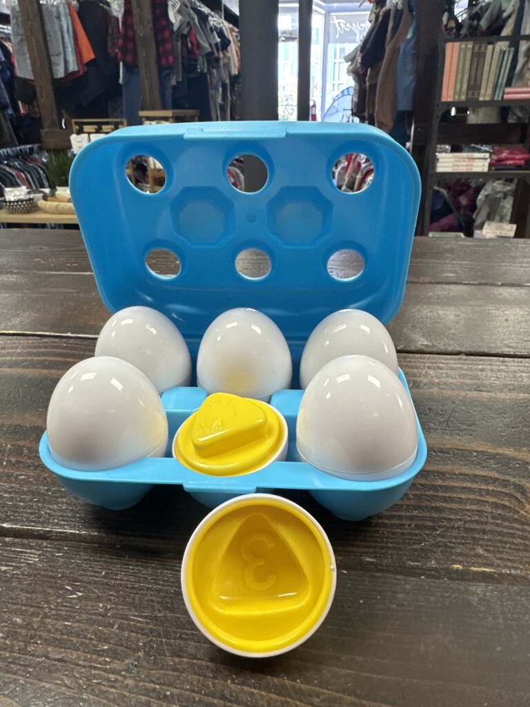 Egg Carton With Shapes