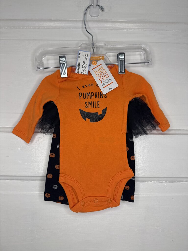 Girls LS Onesie W/ Pants Set (2pc) (NEW) Just One You NB