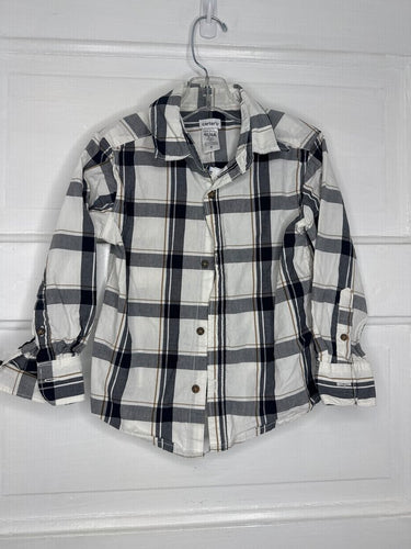 Boys LS Button Carters 4T