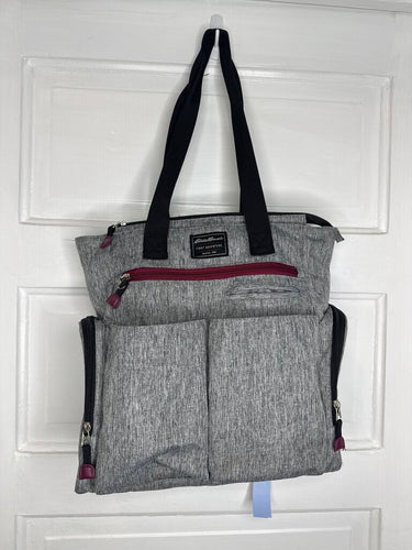 Eddie Bauer Diaper Bag- Grey