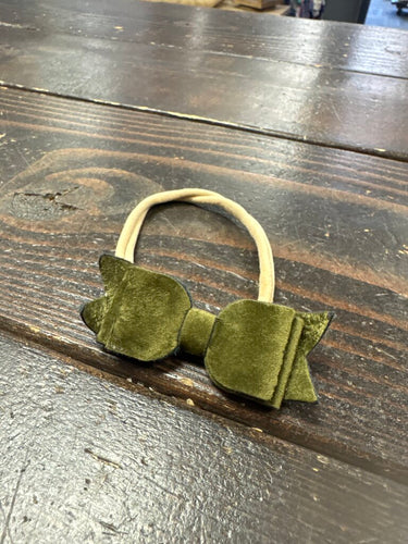 Army Green Bow Headband