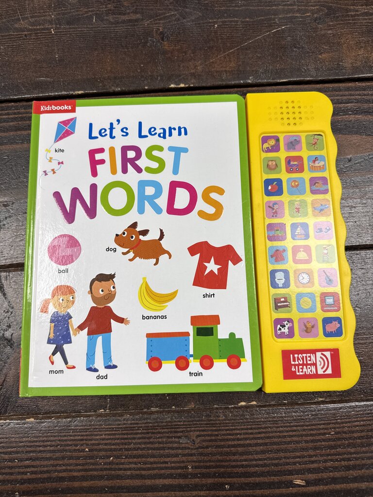 Let's Learn First Words Book (orig $24.99)