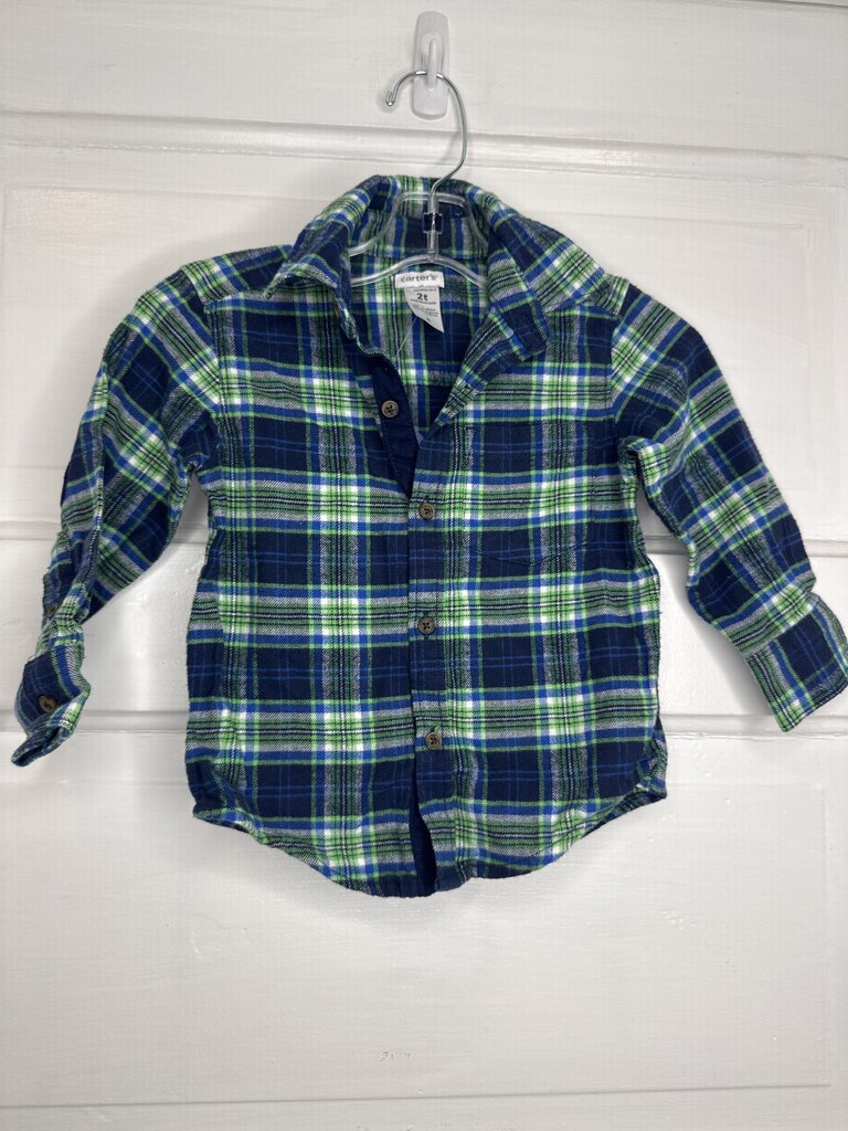 Boys LS Button Carters 2T