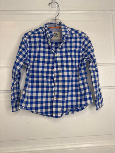 Boys LS Button Mini Boden 2-3Y