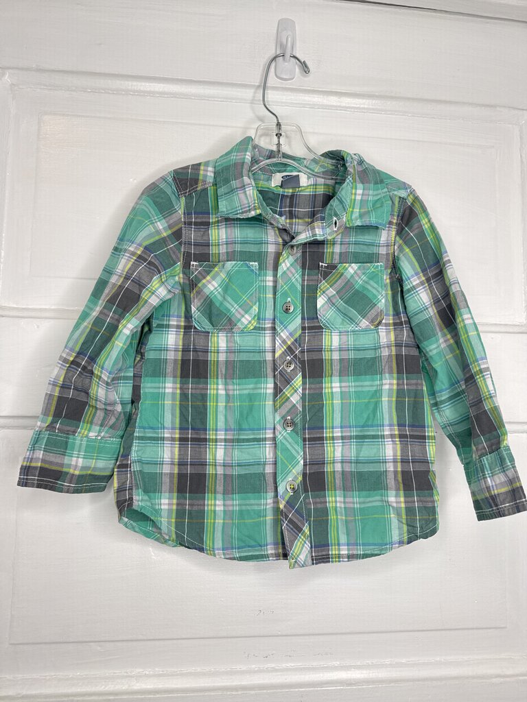 Boys LS Button Old Navy 4T