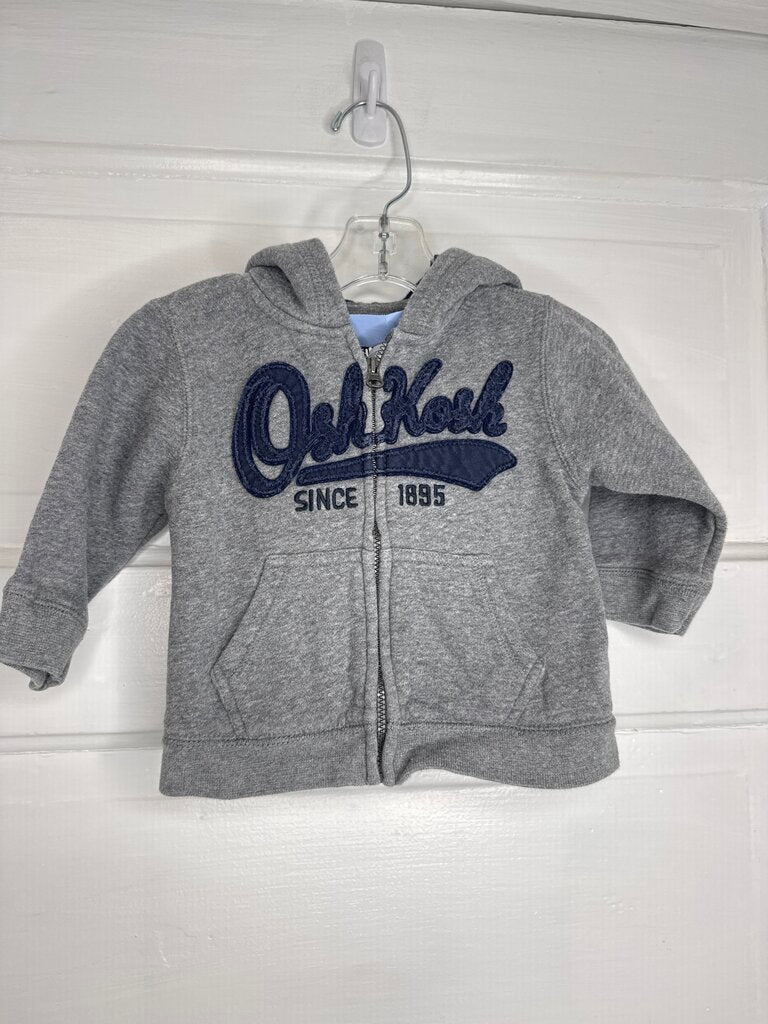 Boys ZIp Hoodie OshKosh 9M