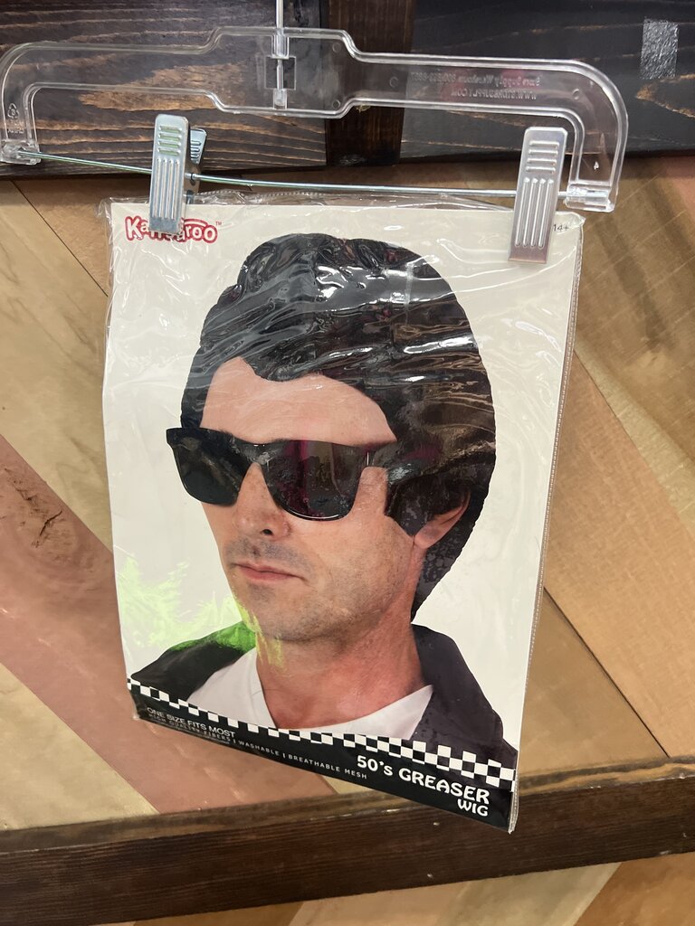 50s Greaser Wig- Black